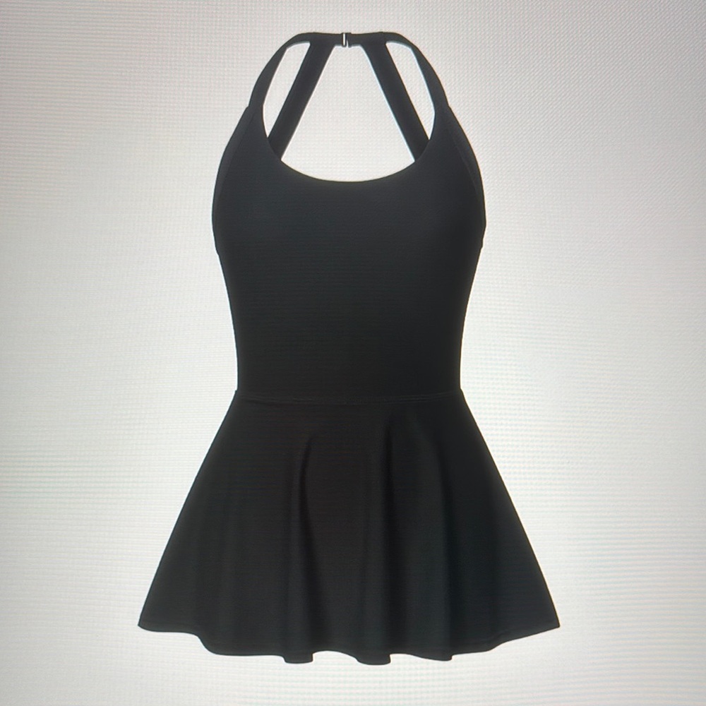 HALARA Black One Piece Swimsuit
